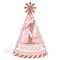 Big Dot of Happiness 1st Birthday Little Miss Onederful - Cone Happy Birthday Party Hats for Kids and Adults - Set of 8 (Standard Size)